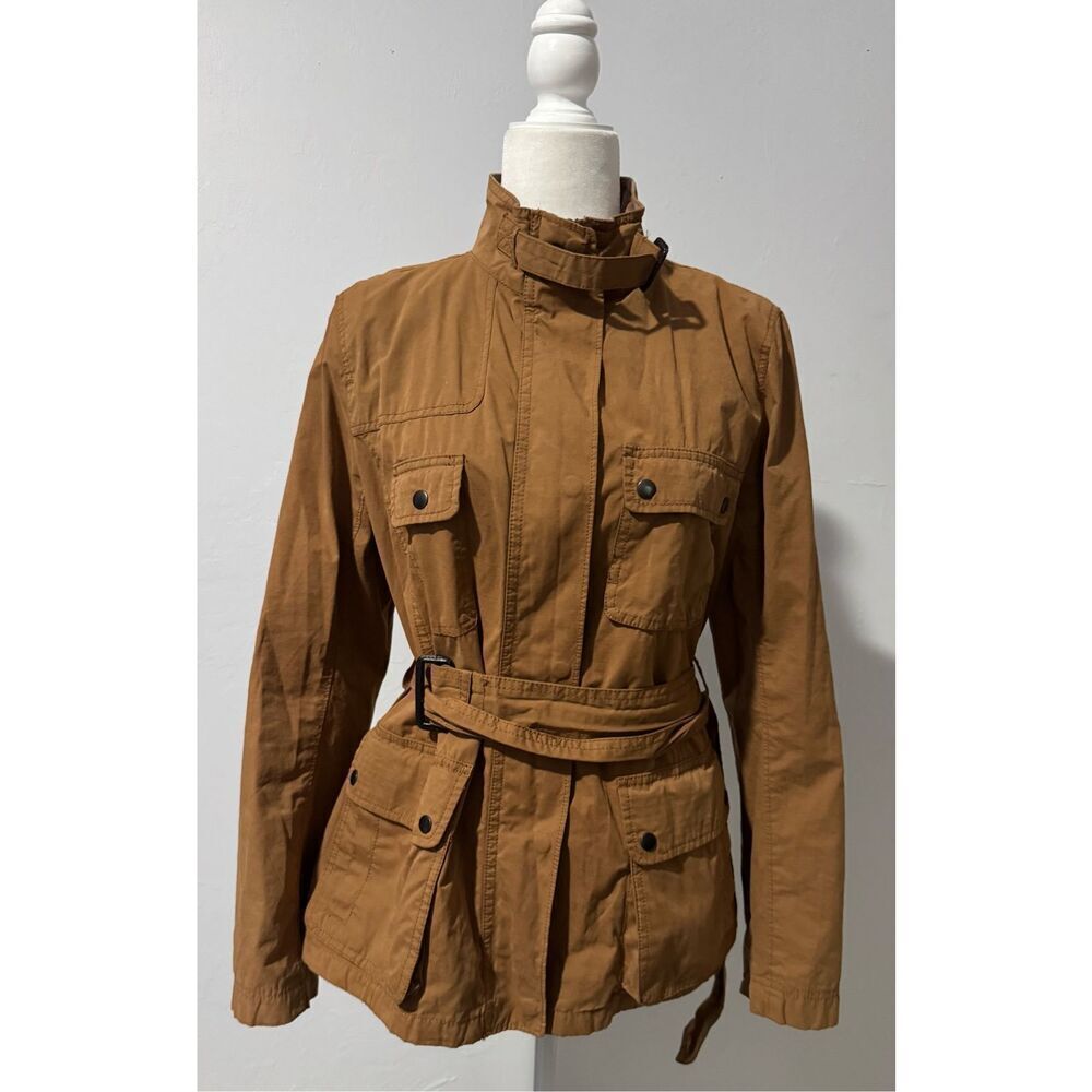 Gap Brown light weight belted utility jacket M